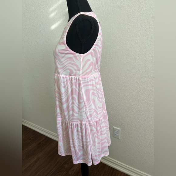 NWT AFRM Mesh Zebra Dress - Picture 4 of 8